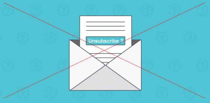 Unsubscribe Email marketing