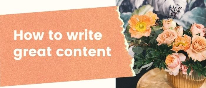 ways to write great content